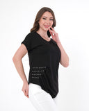 Vedi Minimalist Oversize Kısa Kol T-Shirt - Günlük Şıklık
