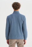 Wrangler Erkek Regular Fit Dik Yaka Fermuarlı Selanik Örgü Sweatshirt
