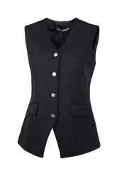 Ekol Minimalist V Yaka Kolsuz Kadın Yelek - Şık ve Zarif