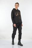 Ysatis Oversize Kapüşonlu Sweatshirt Takım - Leopar Desenli - Günlük