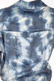 Ysatis Batik Desenli Uzun Kol Crop Gömlek - Minimalist Stil