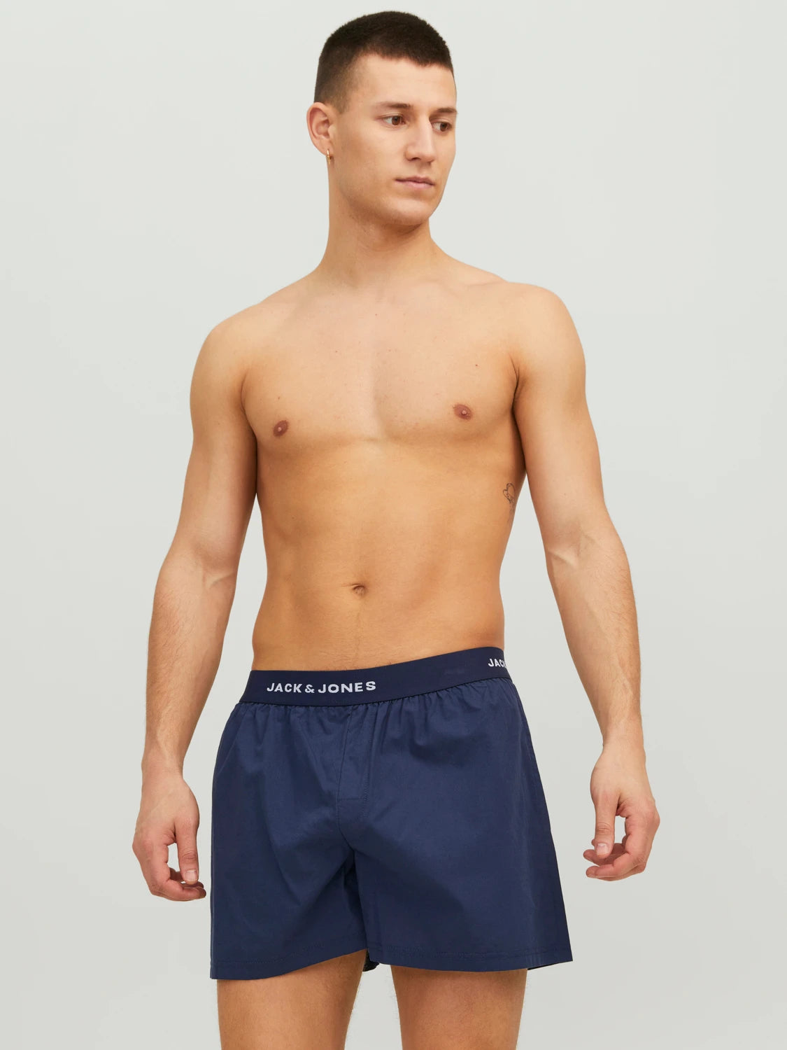 Jack&Jones Minimalist Pamuk Erkek Boxer Şort 2'li Set - Rahat ve Şık