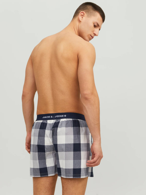 Jack&Jones Minimalist Pamuk Erkek Boxer Şort 2'li Set - Rahat ve Şık