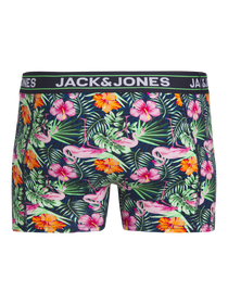 Jack&Jones Flamingo Desenli Erkek Boxer Şort 3'lü Set - Rahat ve Şık