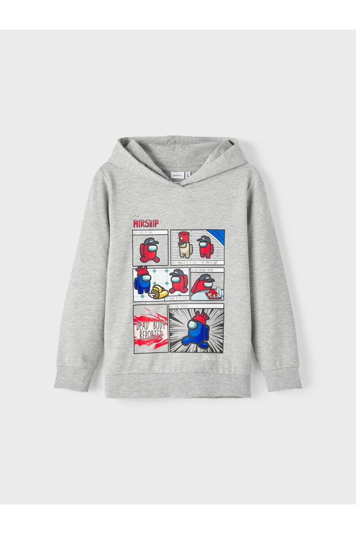 Among Us Baskılı Kapüşonlu Sweatshirt-Erkek Çocuk-Günlük Translation missing: tr.content.product_image_main