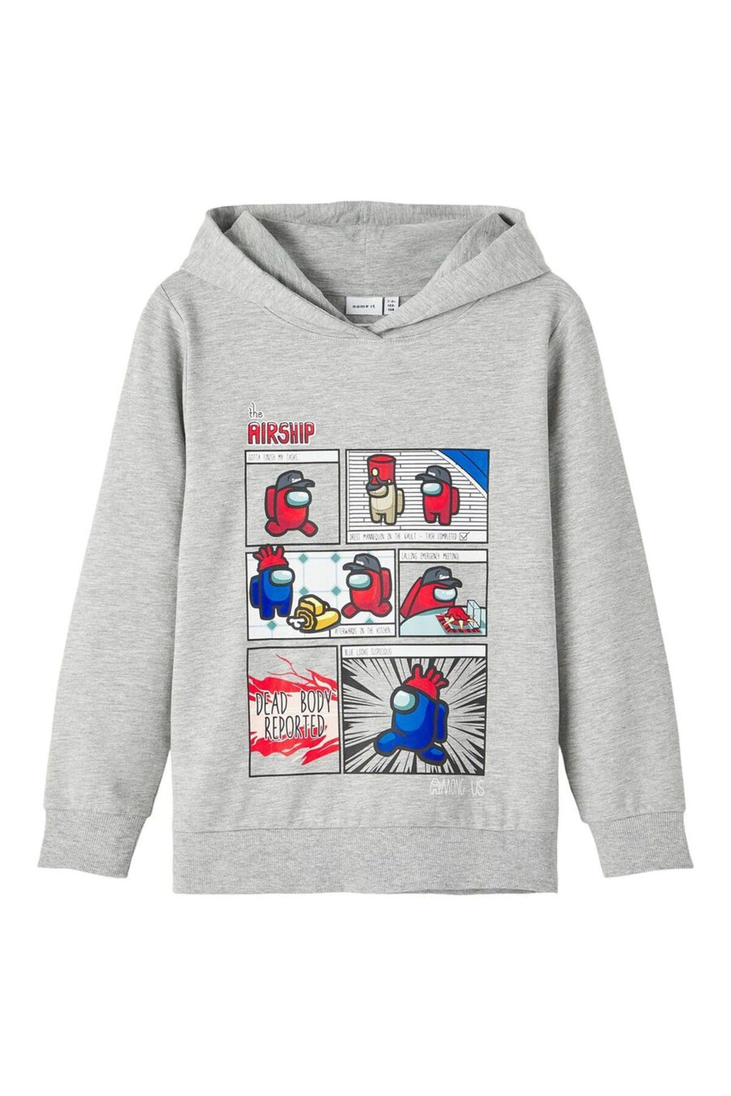 Among Us Baskılı Kapüşonlu Sweatshirt-Erkek Çocuk-Günlük