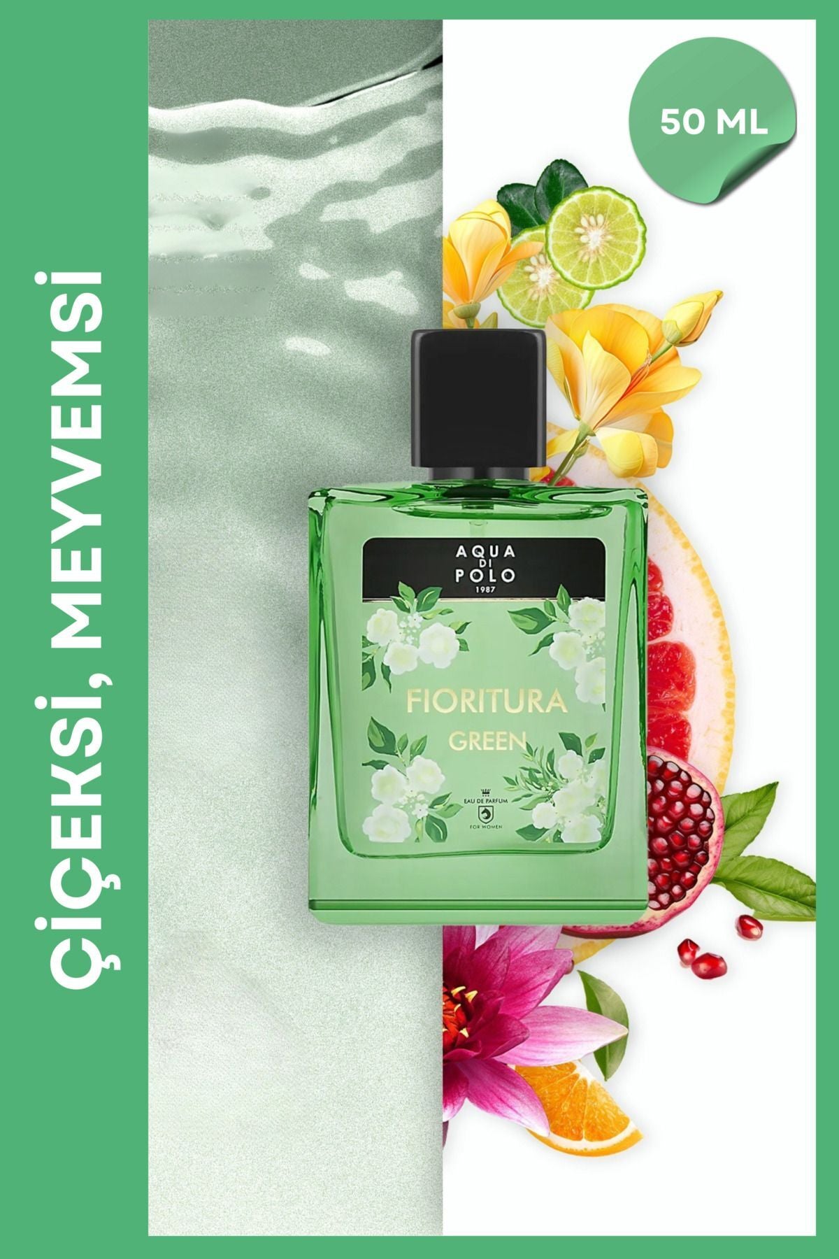 Aqua Di Polo Fioritura Green Erkek Parfüm - Minimalist ve Ferah Koku Ana görsel