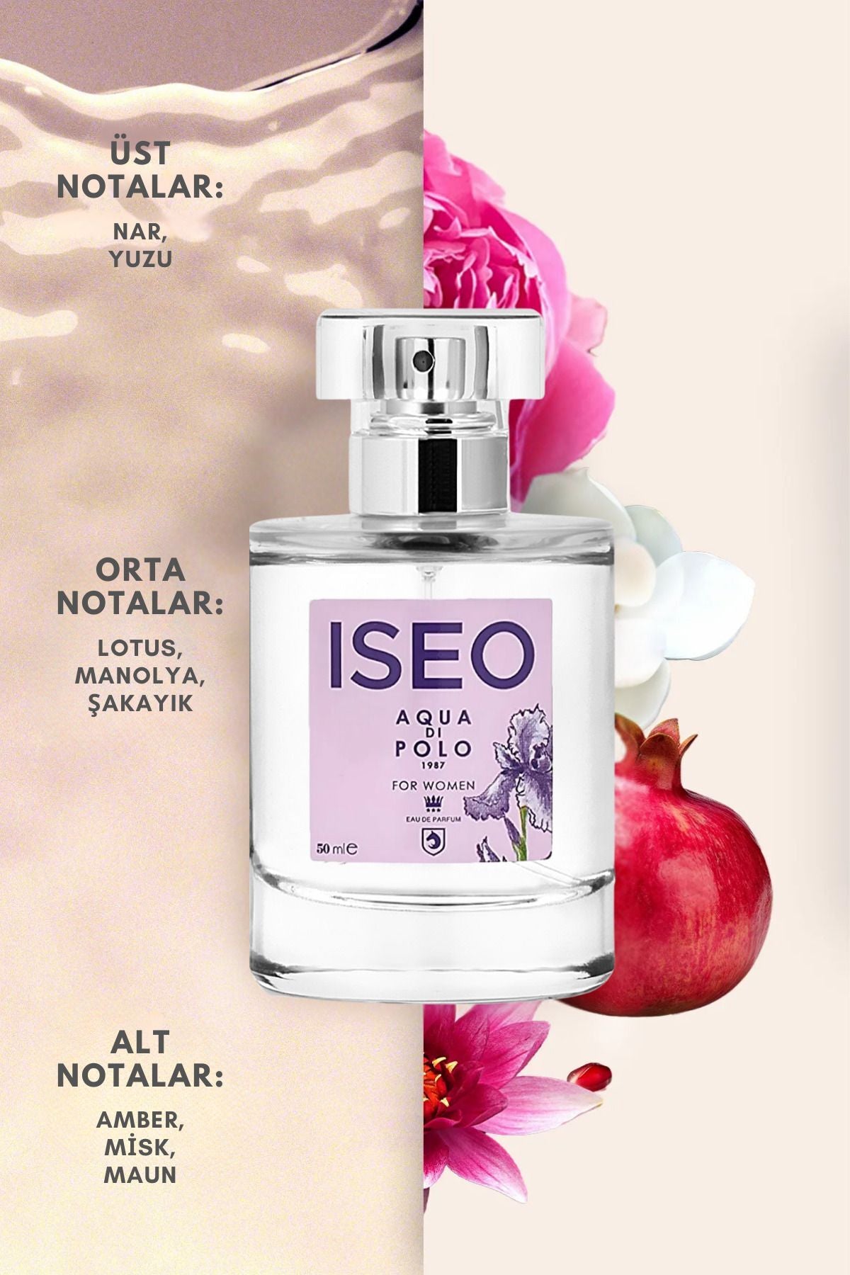 Aqua Di Polo Iseo Kadın Parfümü 50ml - Minimalist Şıklık