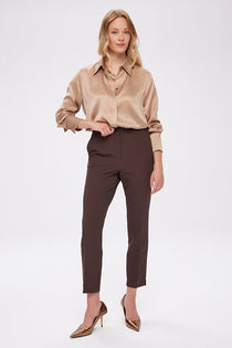 Arka Kemeri Lastikli Slim Fit Pantolon FAİK SÖNMEZ