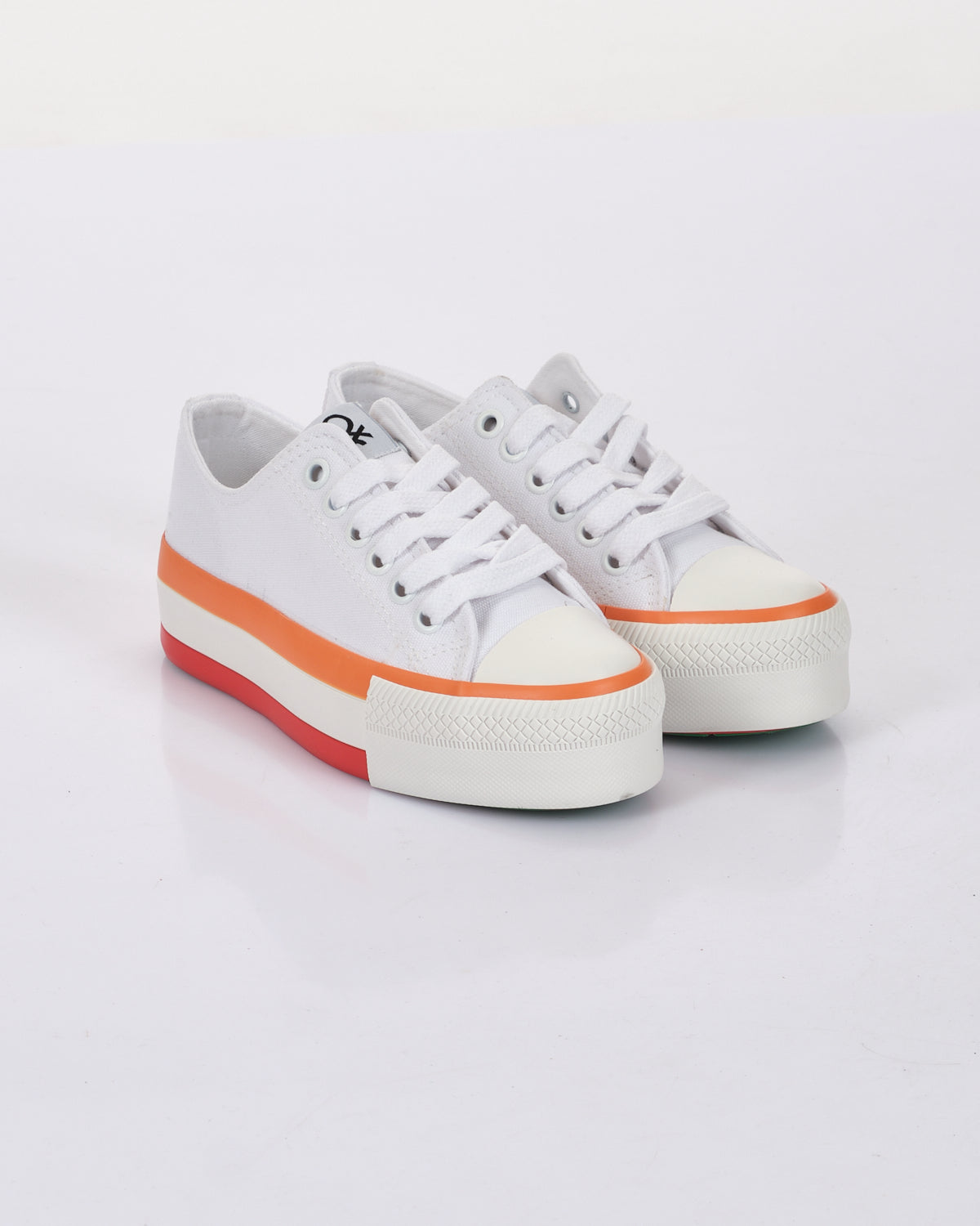 Benetton Minimalist Platform Kadın Sneaker - Günlük & Streetwear