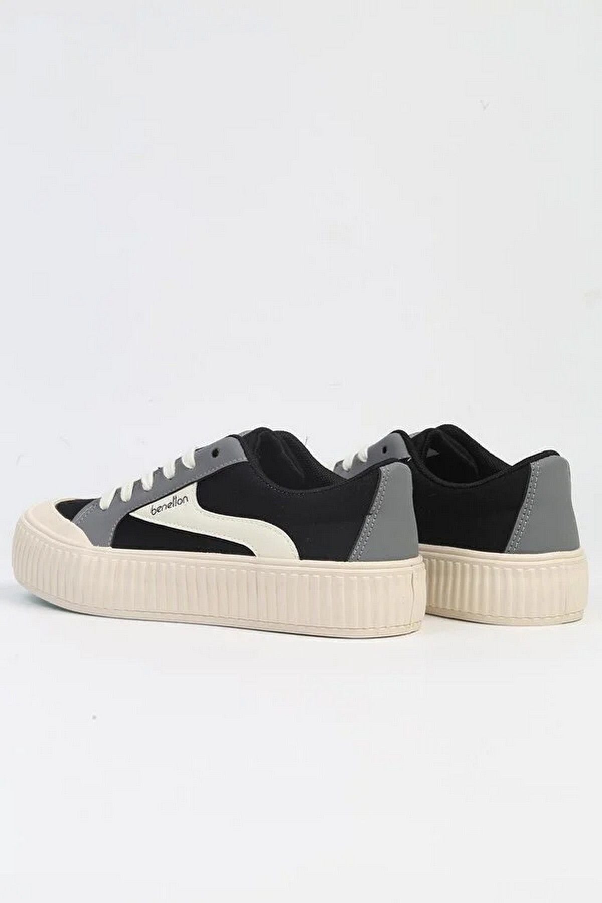 Benetton Kadın Günlük Minimalist Sneaker - Rahat ve Şık Platform Ayakkabı