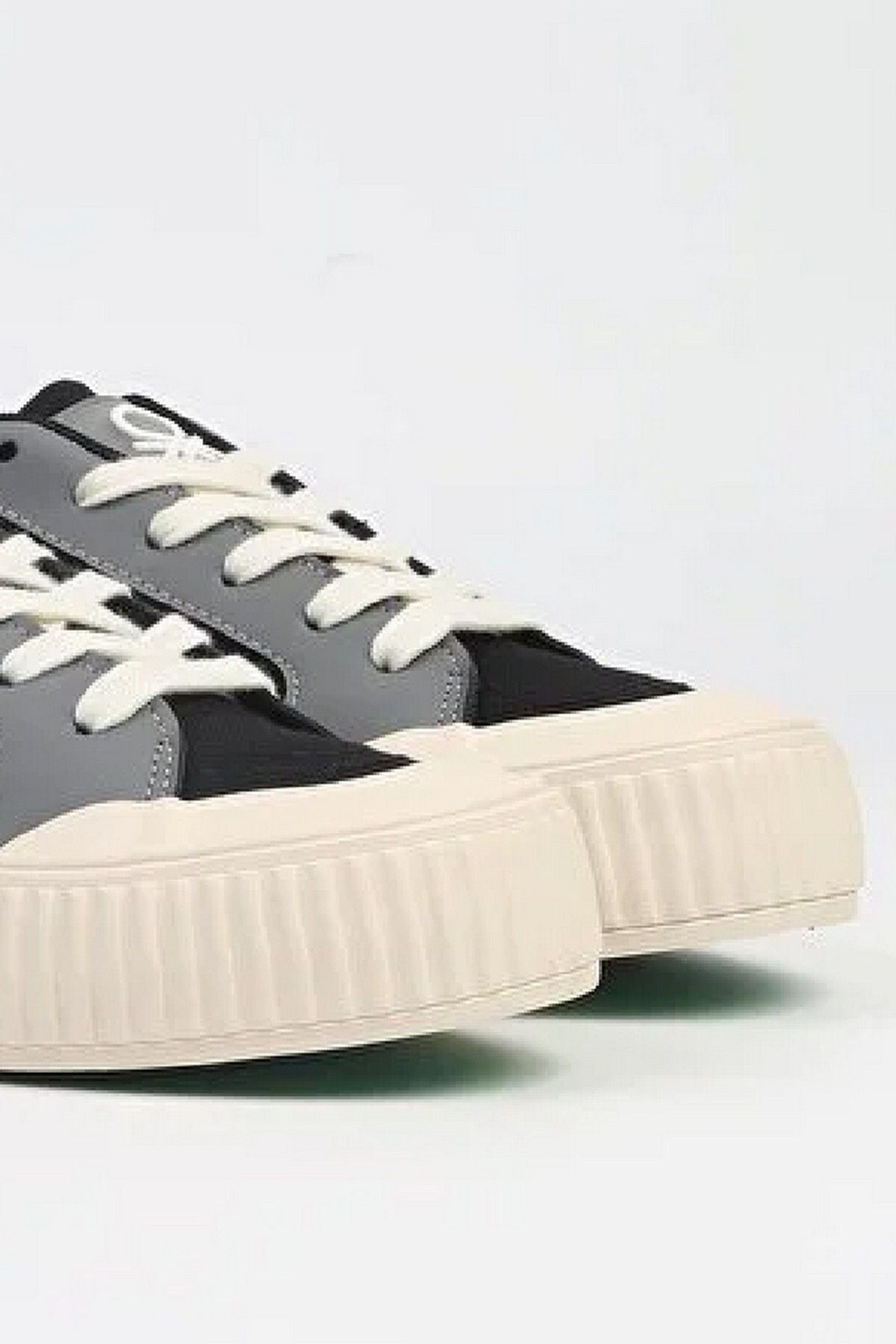 Benetton Kadın Günlük Minimalist Sneaker - Rahat ve Şık Platform Ayakkabı