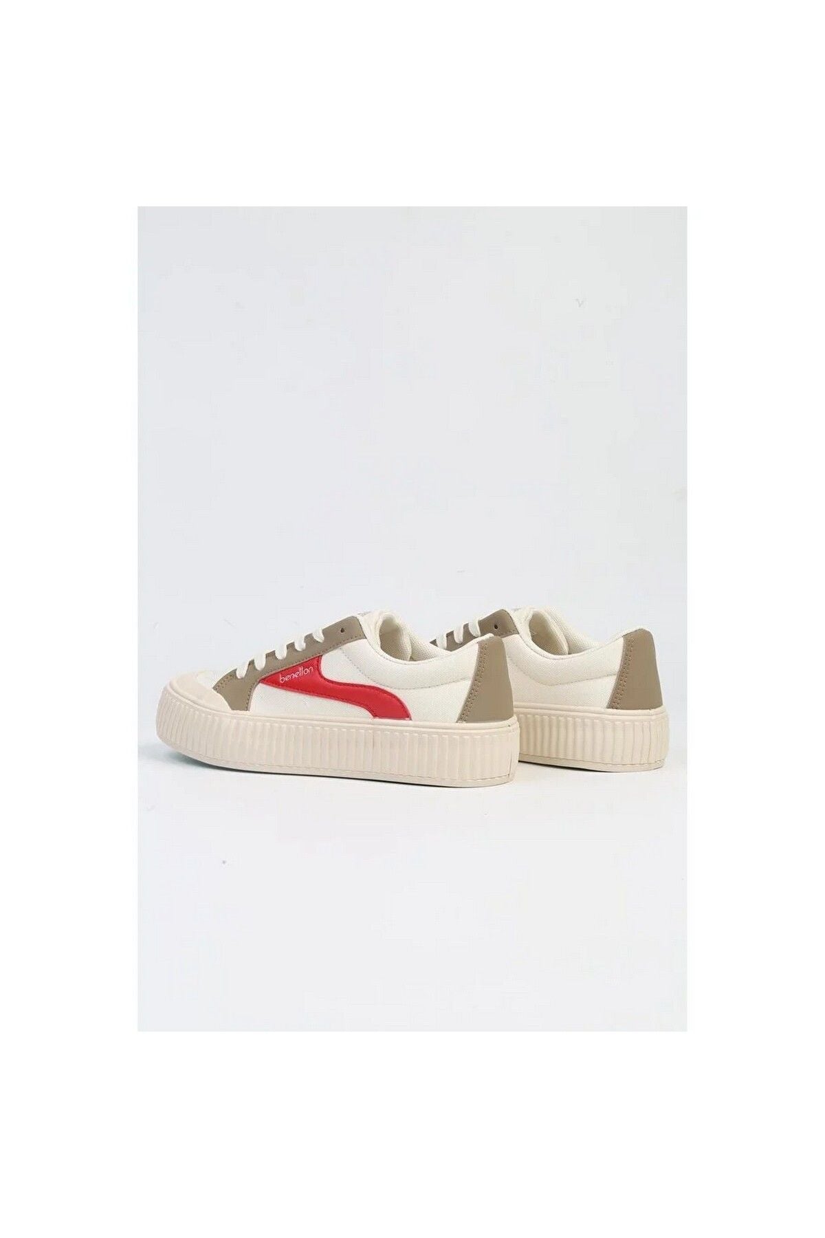 Benetton Kadın Günlük Minimalist Sneaker - Rahat ve Şık Platform Ayakkabı