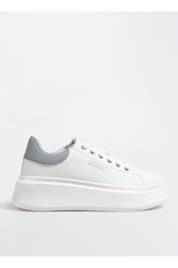 Benetton Minimalist Platform Sneaker Kadın Ayakkabı - Günlük Spor Şıklık