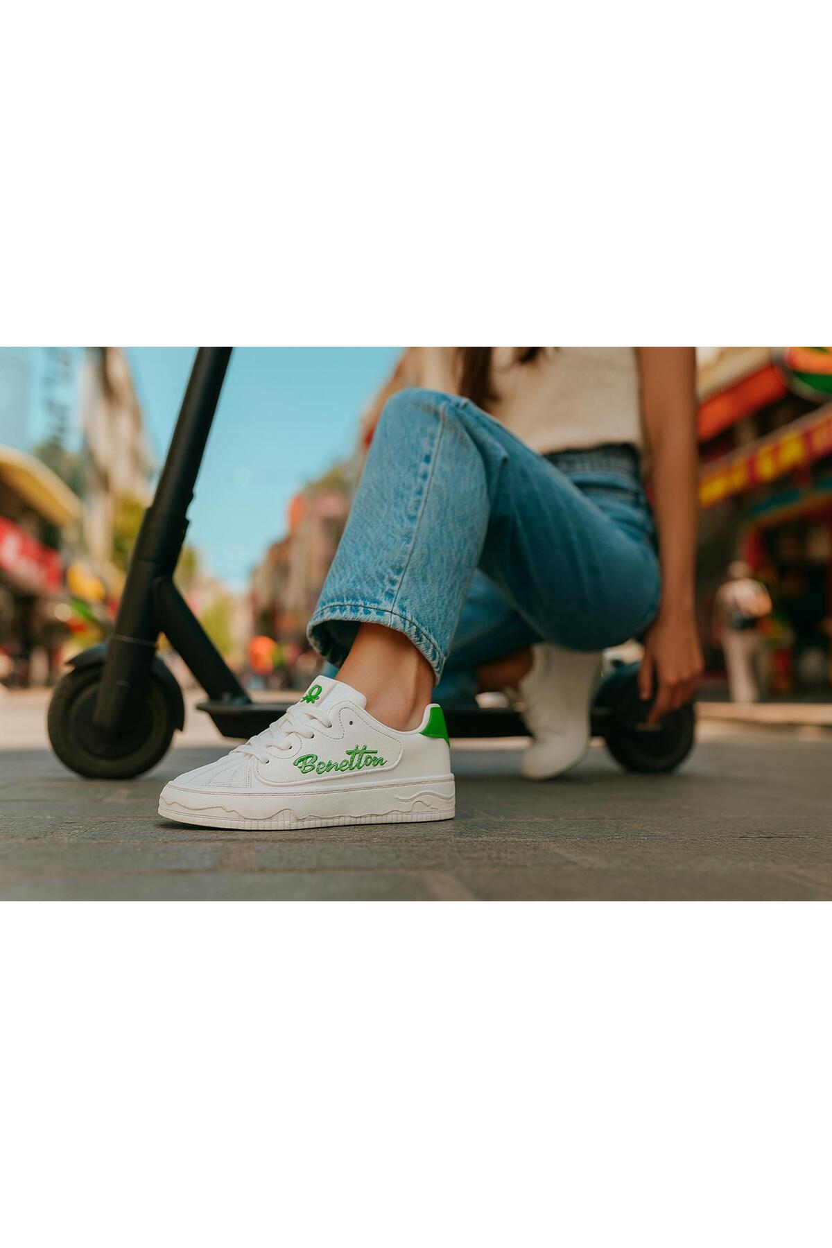 Benetton Kadın Minimalist Günlük Sneaker - Şık ve Rahat Translation missing: tr.content.product_image_main