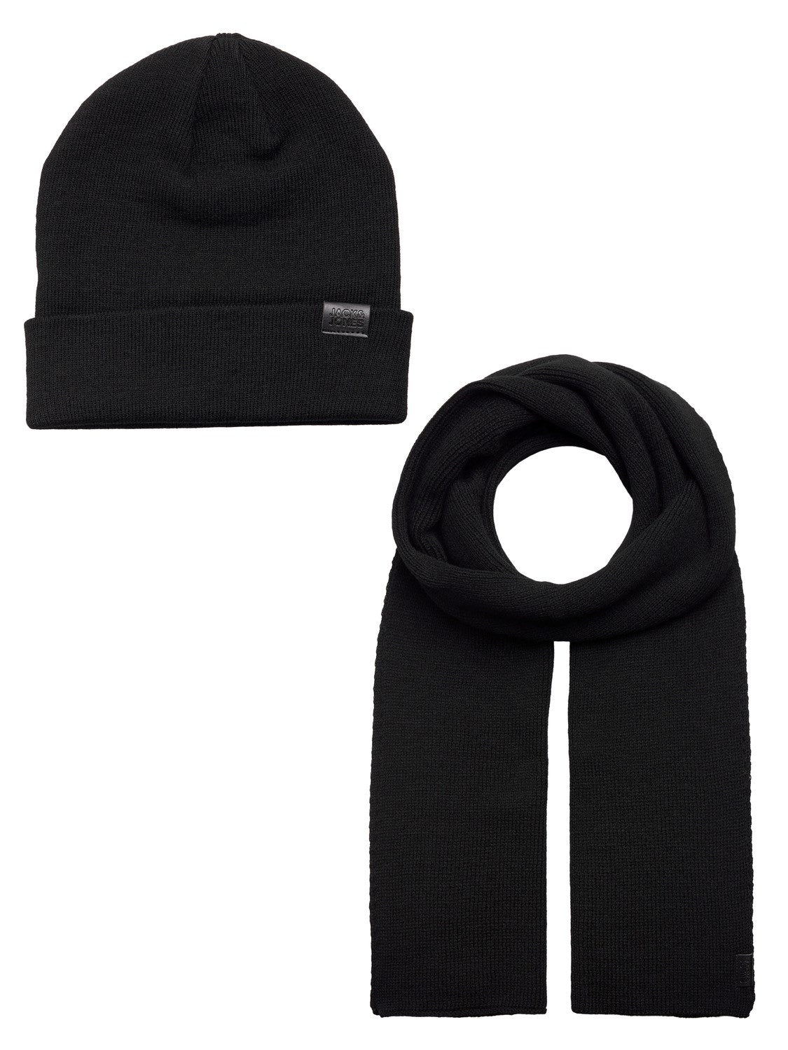 Jack&Jones Erkek Minimalist Bere & Atkı Seti - Kışlık Sıcaklık