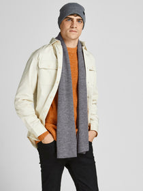 Jack&Jones Erkek Minimalist Bere & Atkı Seti - Kışlık Sıcaklık