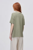 Bsb Oversize Minimalist Kadın Bluz - Kısa Kol Günlük