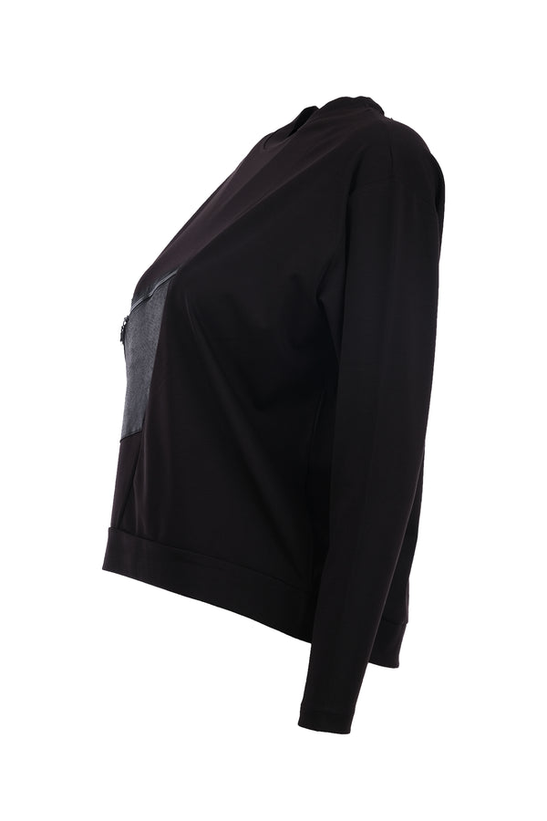 On Kadın Oversize Uzun Kol Minimalist Bluz - Günlük Stil