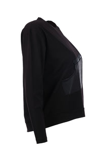 On Kadın Oversize Uzun Kol Minimalist Bluz - Günlük Stil
