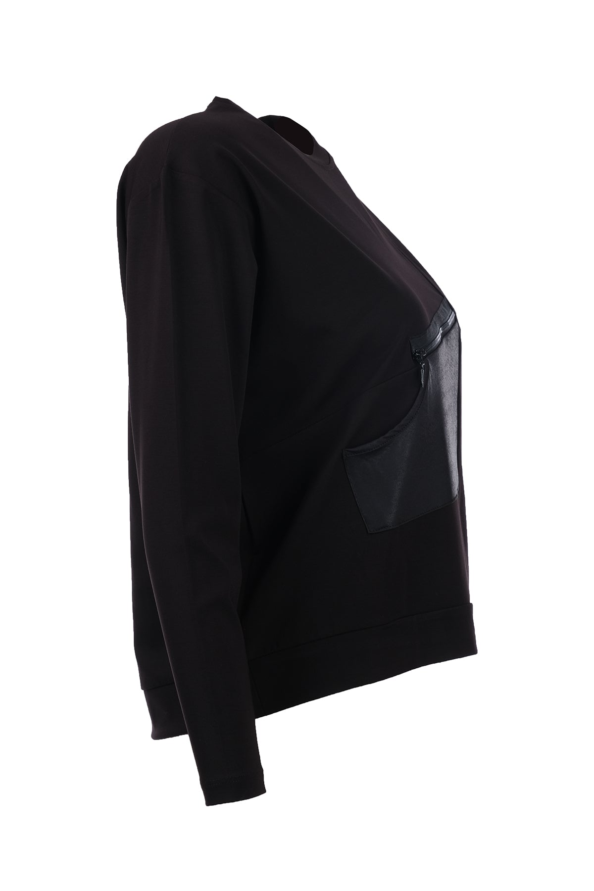 On Kadın Oversize Uzun Kol Minimalist Bluz - Günlük Stil