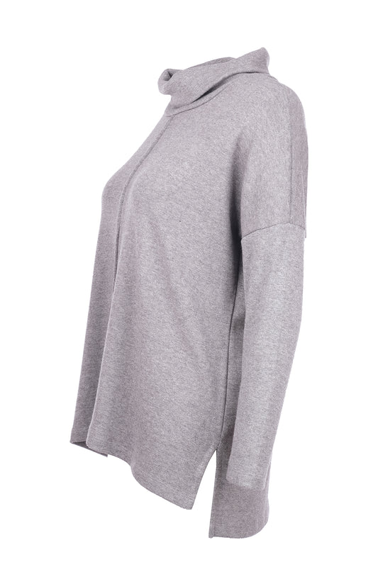 SCL Kadın Oversize Boğazlı Uzun Kol Bluz - Rahat ve Şık