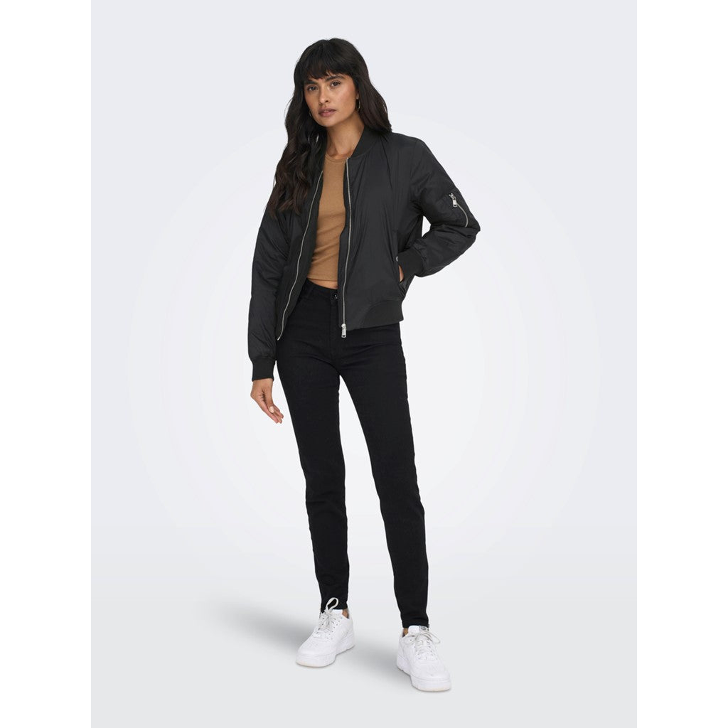 Only Minimalist Crop Bomber Ceket - Günlük & Şık | Hemen Al!