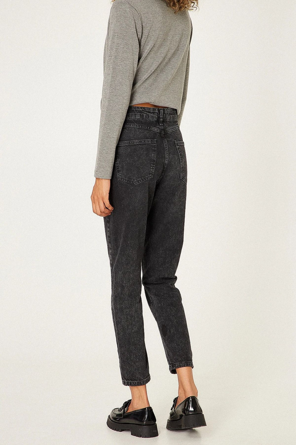 Bsb Mom Fit Oversize Kadın Jean - Yüksek Bel, Rahat, Günlük