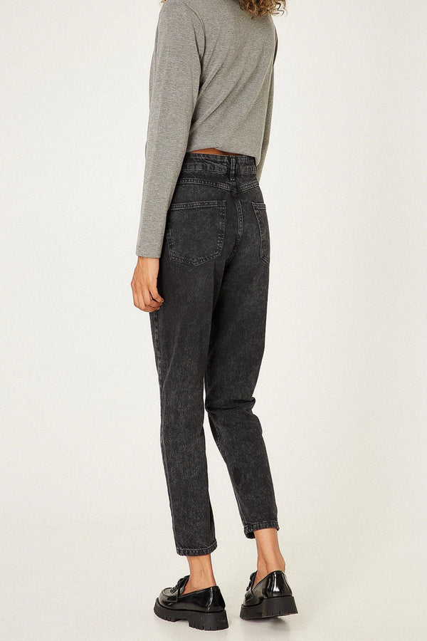 Bsb Mom Fit Oversize Kadın Jean - Yüksek Bel, Rahat, Günlük