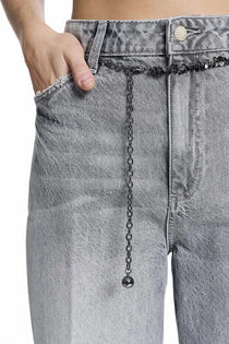 Bsb Kadın Yüksek Bel Geniş Paça Jean Pantolon