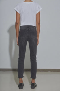 BSB Minimalist Yüksek Bel Delikli Midi Kot Pantolon - Günlük & Şık