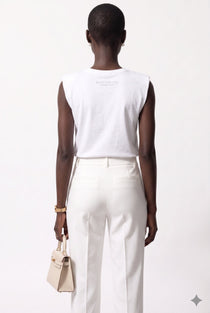 BSB Minimalist Oversize Kadın Bluz - Resimli - Rahat Kesim