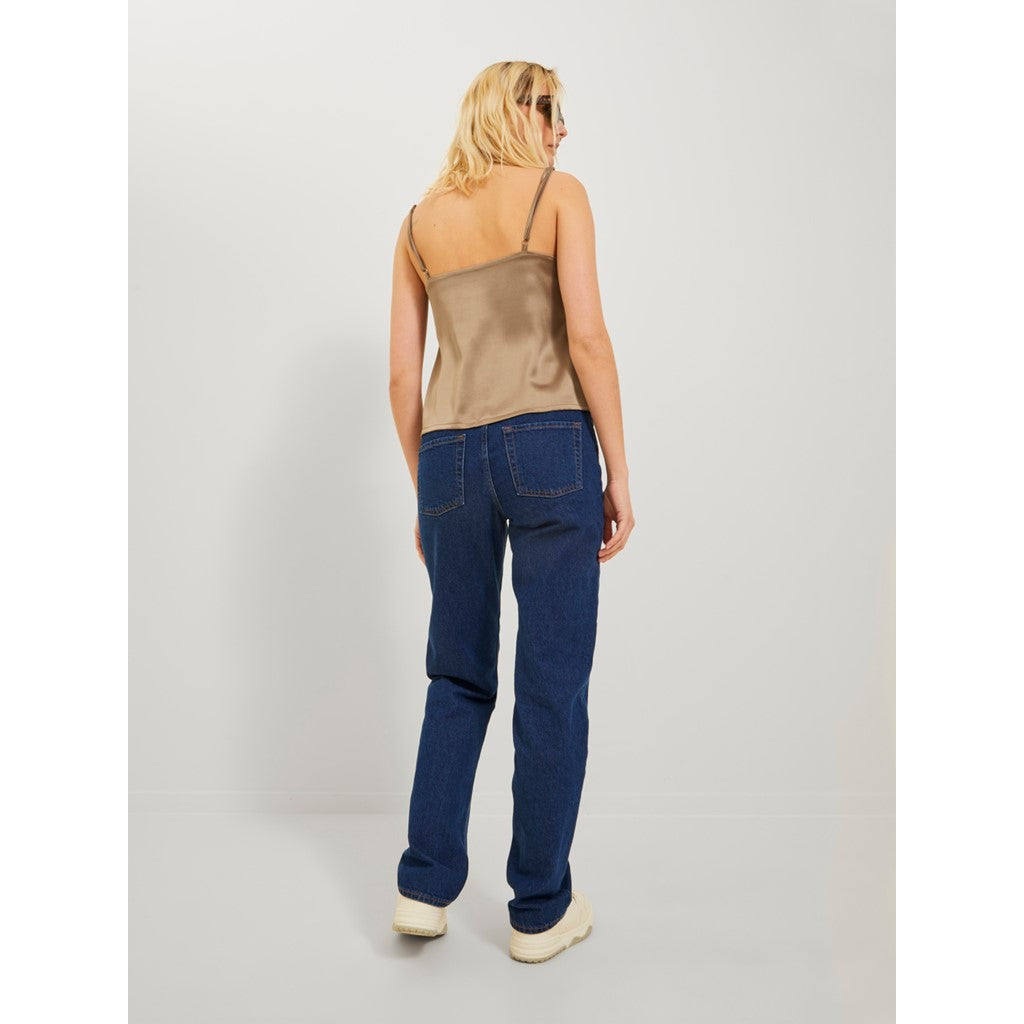 Jack&Jones JJXX V Yaka Saten Crop Büstiyer - Minimalist & Şık