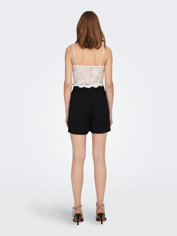 Only Kadın Dantelli İnce Askılı Crop Büstiyer - Minimalist Yazlık