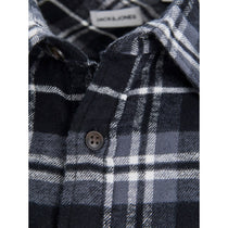 Jack&Jones Minimalist Uzun Kol Kareli Erkek Gömleği - Günlük Şıklık
