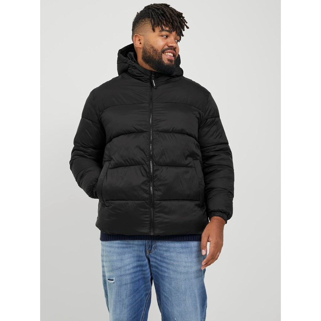 Jack&Jones Oversize Kapüşonlu Erkek Kışlık Mont - Minimalist Tarz