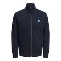 Jack&Jones Erkek Oversize Fermuarlı Yaka Sweatshirt - Günlük Kullanım