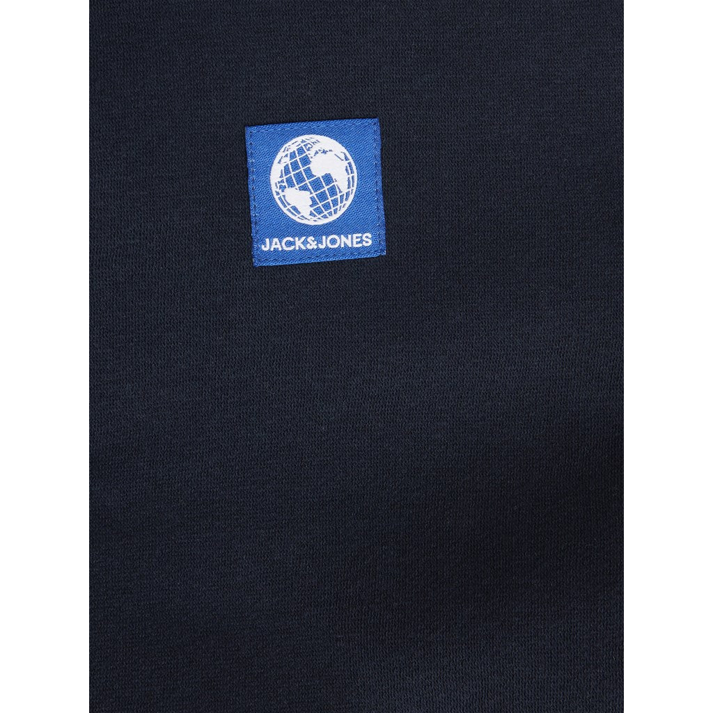 Jack&Jones Erkek Oversize Fermuarlı Yaka Sweatshirt - Günlük Kullanım