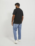 Jack&Jones Plus Oversize Minimalist Erkek T-Shirt - Günlük Kullanım