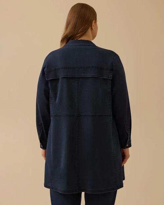 Büyük Beden Taş Detaylı Jean Kap Gala-Xi