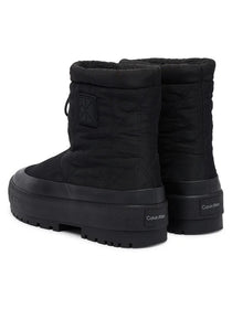 Calvin Klein Kadın Kapitone Desenli Su Geçirmez Kalın Taban Kışlık Bot