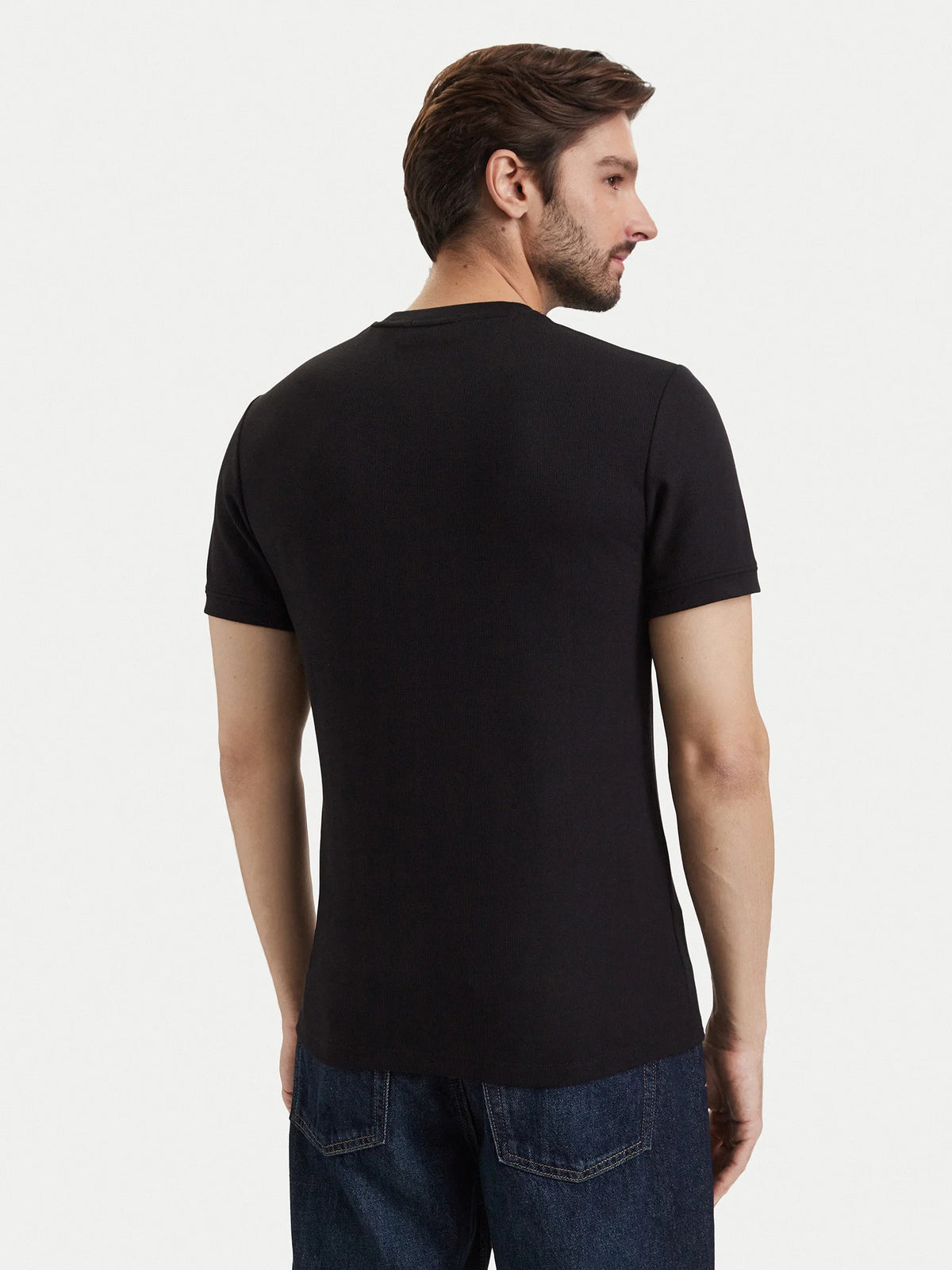 Calvin Klein Slim Micro Waffle Erkek T-Shirt LV04RF206G