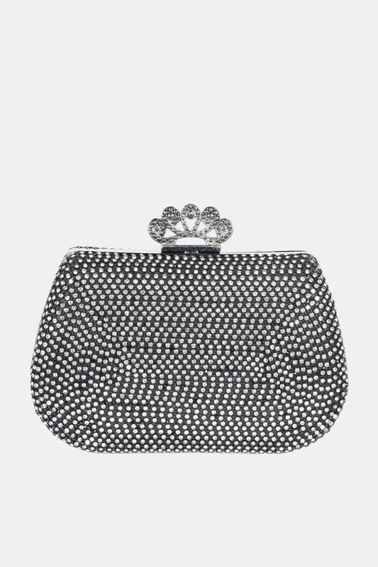 Explosion Taşlı El Çantası Clutch Özel Gün Parti Şık