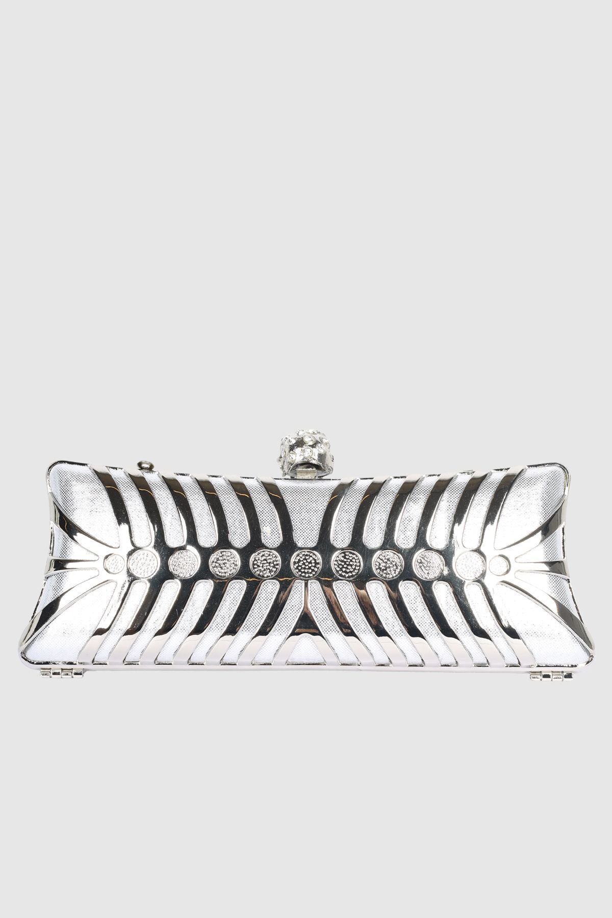 Explosion Metalik Minimalist Clutch El Çantası - Özel Günler