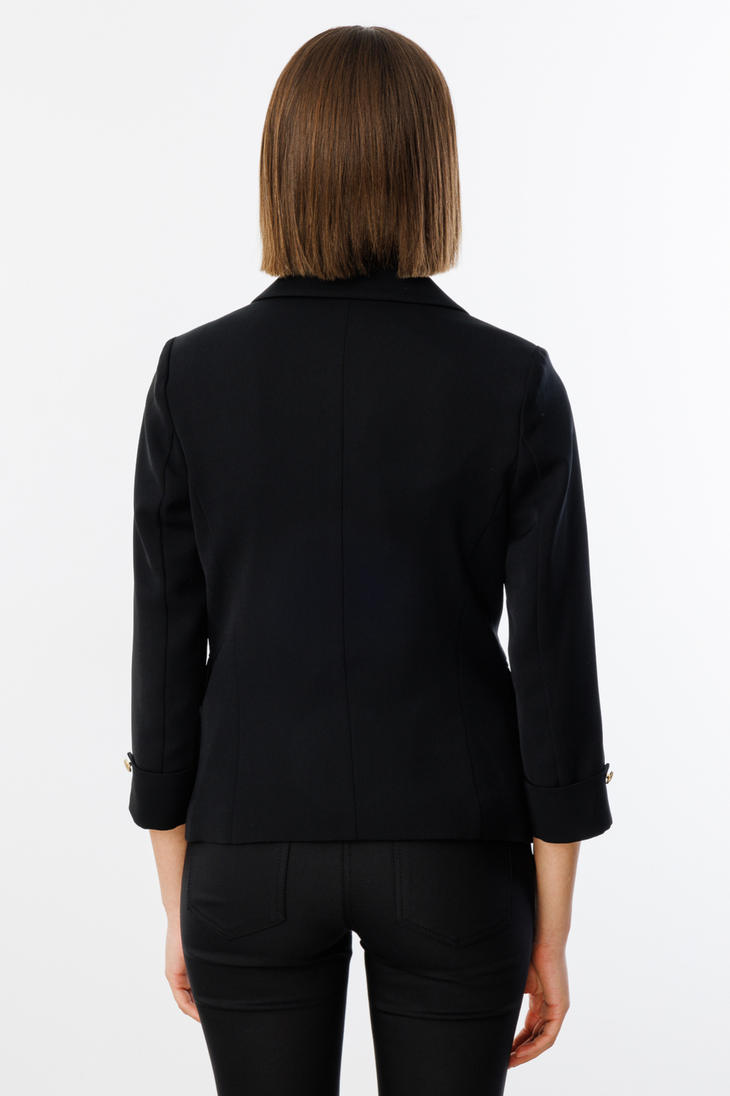 Ekol Minimalist 3/4 Kol Kadın Blazer Ceket - Günlük & Ofis Şıklığı