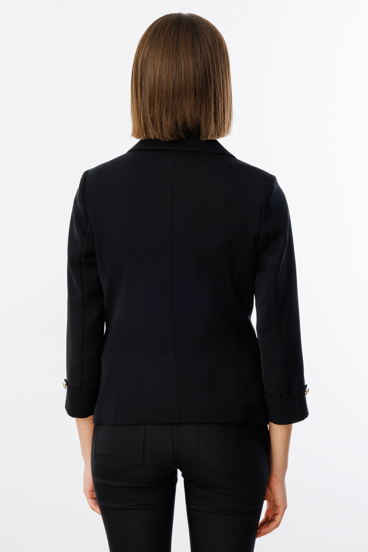 Ekol Minimalist 3/4 Kol Kadın Blazer Ceket - Günlük & Ofis Şıklığı