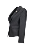 Ekol Minimalist Uzun Kol Crop Blazer Ceket - Şık ve Modern