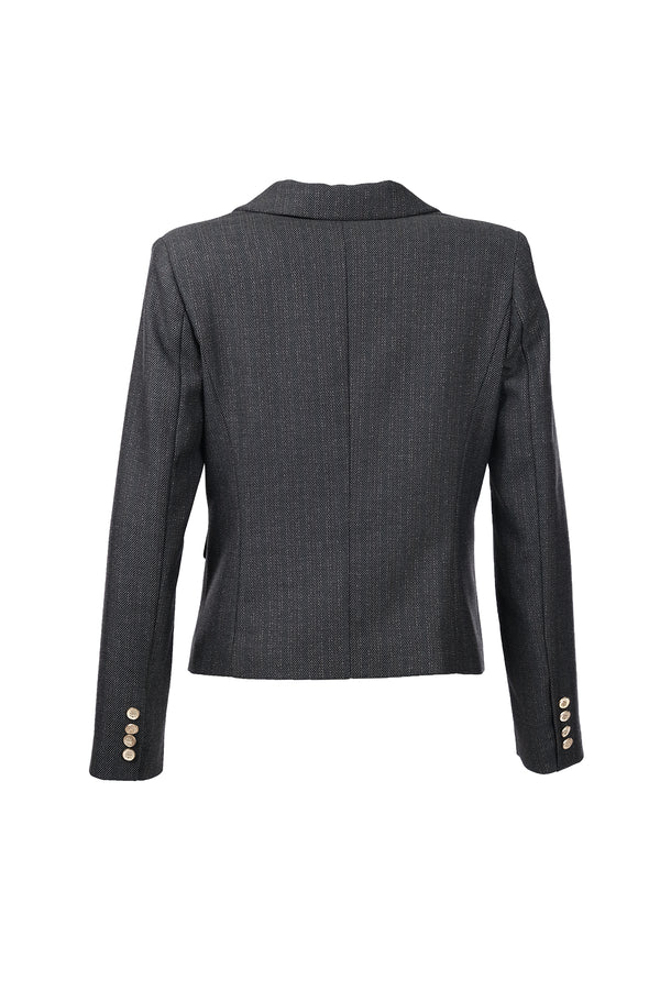Ekol Minimalist Uzun Kol Crop Blazer Ceket - Şık ve Modern