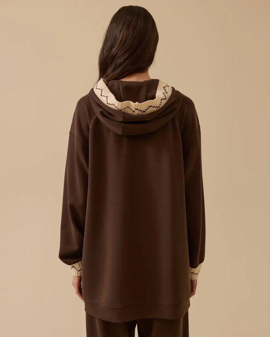 fermuarlı kapüşonlu kap Scl