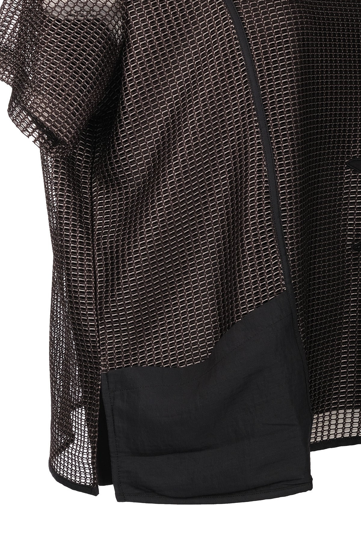 Vedi-bb Oversize File Detaylı Kısa Kol Kadın Ceket - Minimalist Tarz